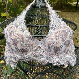 PINK by Victoria's Secret Lace Halter Style Bralette